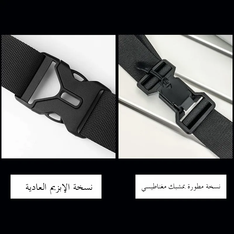 حقيبة كتف رجالية عصرية كبيرة السعة - usage example