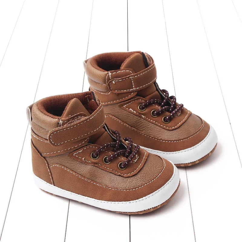 الربيع الصيف الأكثر مبيعا 0-1 سنة طفل أحذية مشي عالية الجودة حذاء كاجوال جلد حذاء طفل حذاء طفل بالجملة BH2318 #1