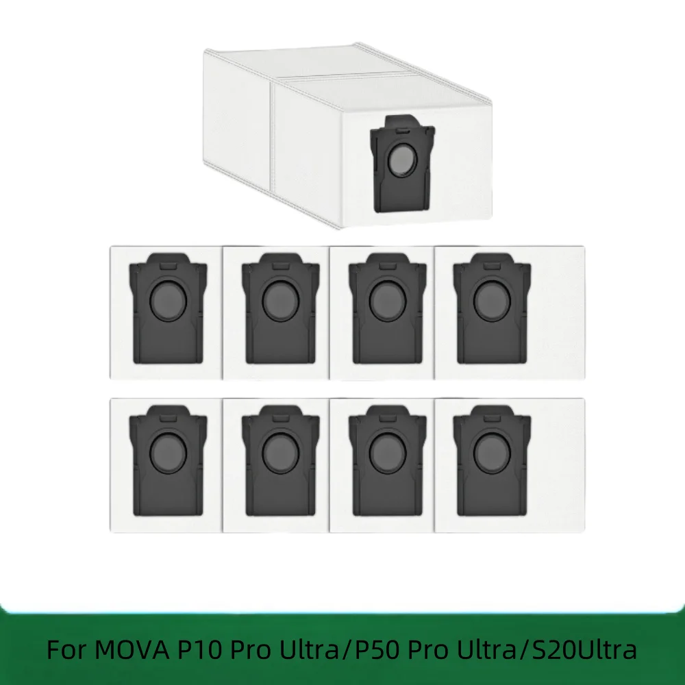 5/10/20 قطعة مكنسة كهربائية استبدال أكياس الغبار ل MOVA P10 Pro ل الترا الروبوتية مكنسة كهربائية كيس لجميع الغبار أجزاء أدوات تنظيف