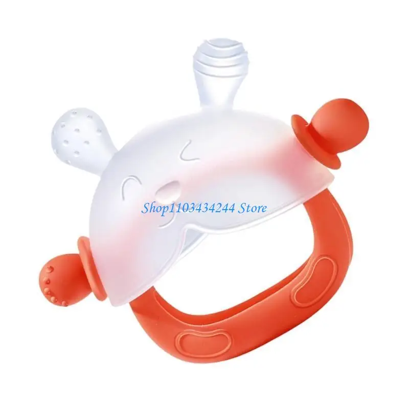 

Детская игрушка-прорезыватель для кормления зубов, игрушка для новорожденных, молярная жевательная игрушка, силиконовое сердце,