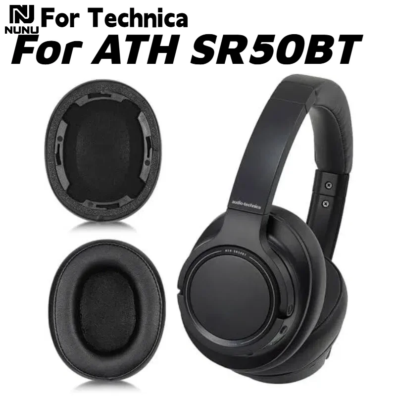 

Replacement Pink Protein skin memory foam EarPads With buckle for Technica ATH SR50BT Headphones Repair Parts