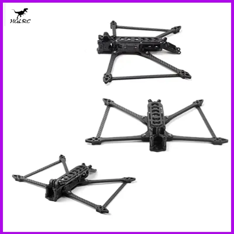 

HGLRC Rekon7 LR 324mm 7inch Long Range Frame Kits W/6mm Arm 3K Carbon Fiber Compatible 7inch Propeller for FPV Racing Drone Part