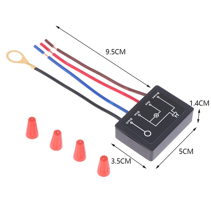B*220V Touch Light Switch Table Lamp Dimmer Control Module Sensor EU Touch Switch Compatible With Incandescent Lamps LED Sconces