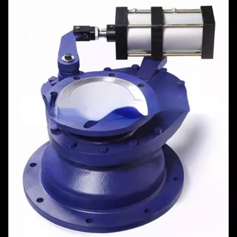 

BZ643TC-10 Pneumatic Ceramic Rotary Valve Grinding Disc Valve Feed Valve Ceramic Swing Disc Dn200