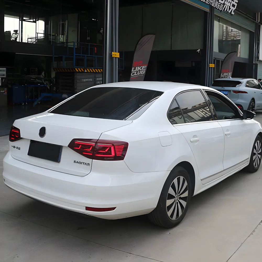 

For 2015-2018 Jetta Mk6 Sagitar Auto Rear Lamp Assembly Upgrade Magotan B8 Design LED Dynamic Turn Car Tail lights Accessories