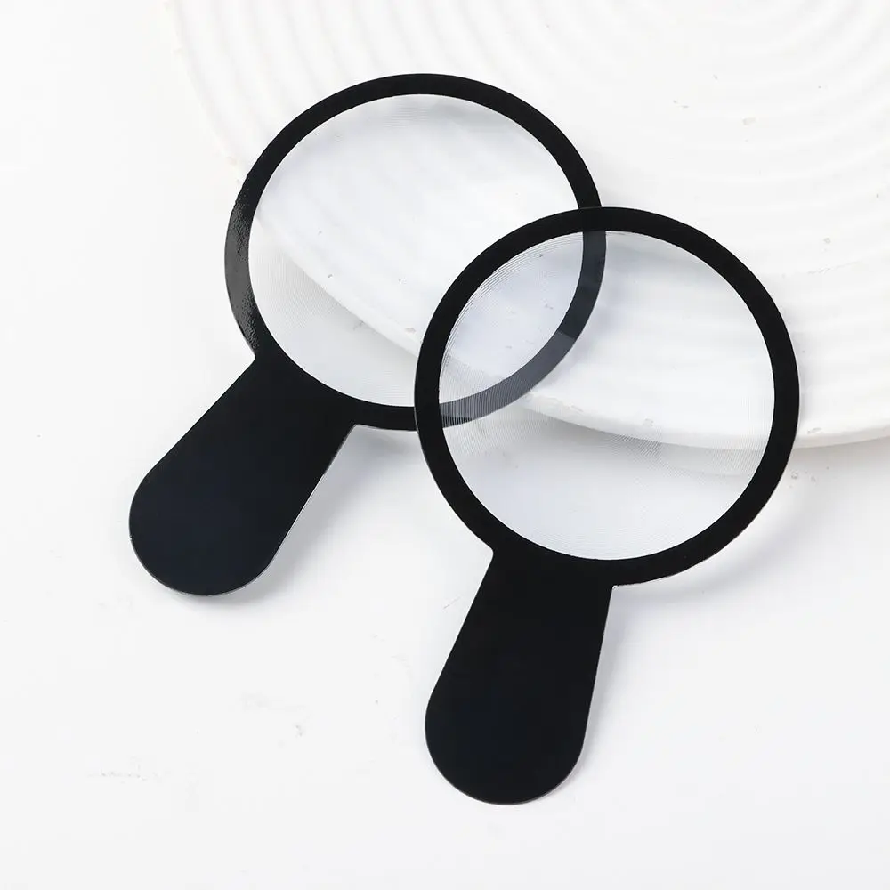 5/10pcs Plastic 45mm Insect viewer 3X Magnifying Jewelry Loupe Hand Held Magnifier Reading Glass Lens