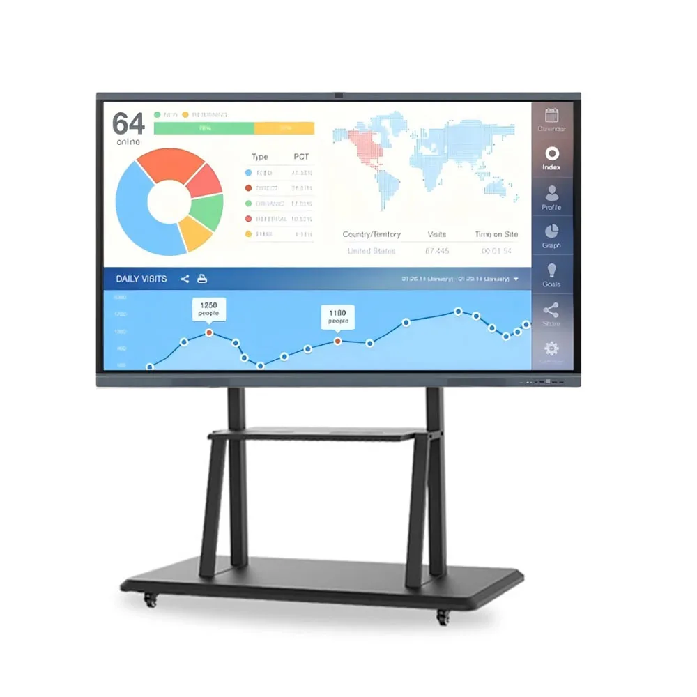 

55 65-дюймовая обучающая школа, умная электронная цифровая интерактивная доска с сенсорным экраном, 65-дюймовые интерактивные доски для записи