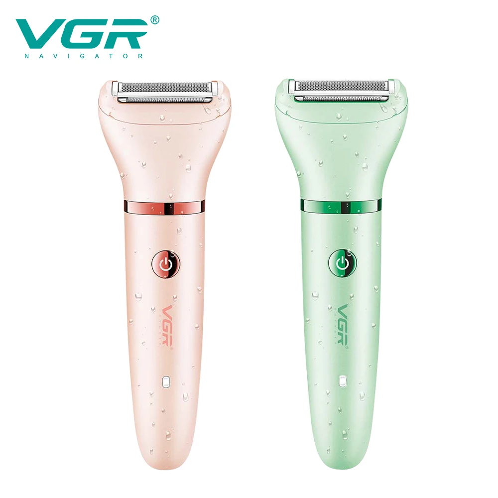 VGR Hair Trimmer Professional Hair Removal Tool Electric Epilator Lady Shaver Waterproof Hair Remover Epilator for Women V-735
