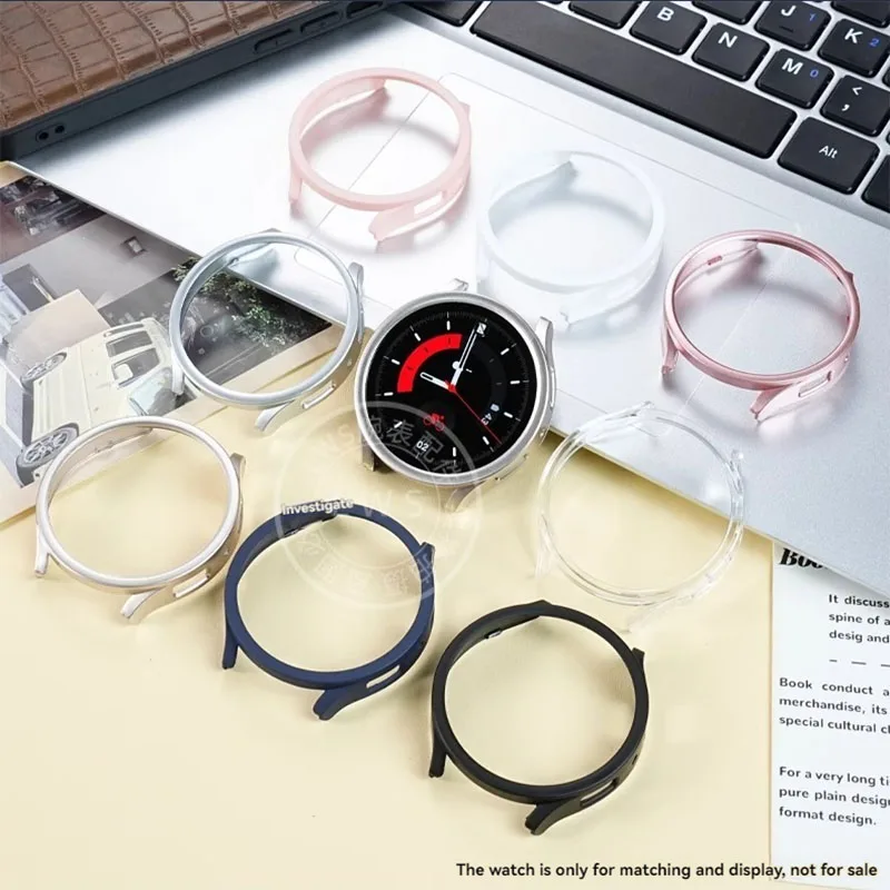 Capa para samsung galaxy watch7 6 5 4 44mm 40mm 43mm 47mm capa protetora moldura de pc sem protetor de vidro pára-choques galaxy watch case