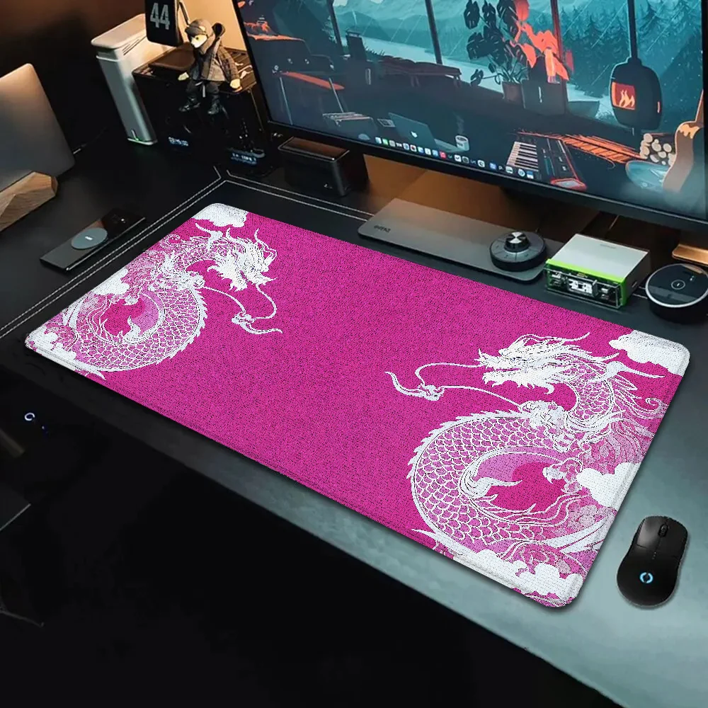 Xxl Mousepad Chinese Loong Classic Dragon Mouse Mats For Gamer Mouse Pads Gaming Pc Accessories Desk Mat Keyboard Extended