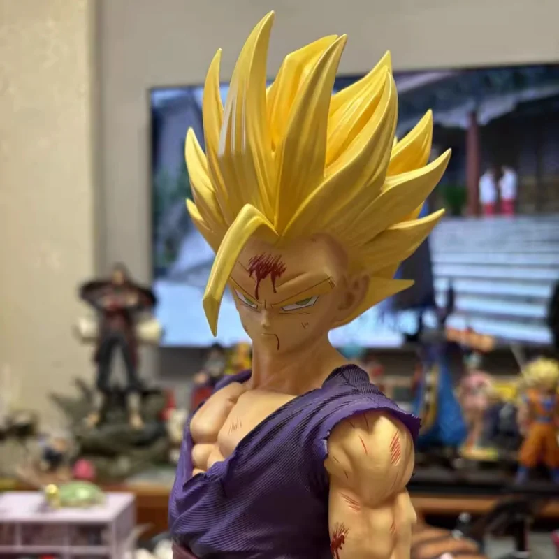 

Статуэтка GK Gohan Super Saiyan 2 (2% сила) из серии Dragon Ball от JT Studio, 45 см, с эффектом боевых повреждений, аниме-фигурка, декор для гостиной, подарок для мальчиков