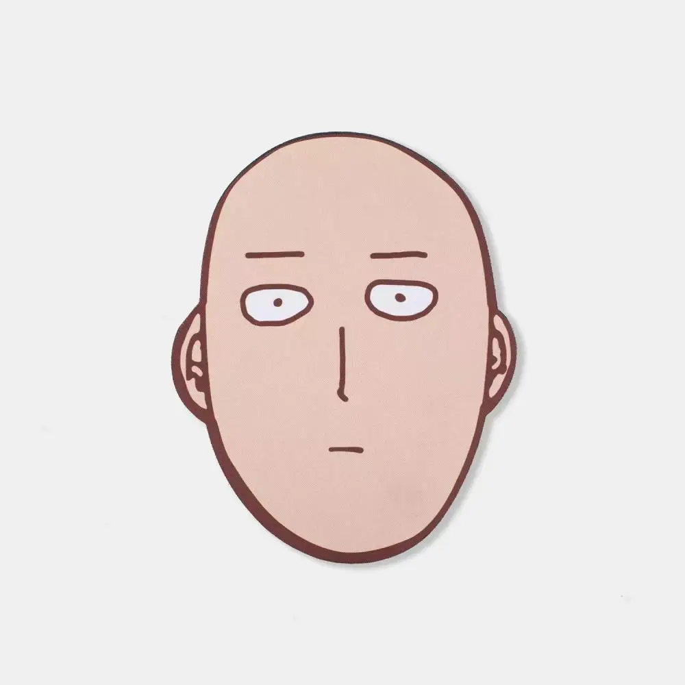 One Punch-Man Anime Figure Saitama Big Head Pattern Kawaii Silky Smooth Mouse Pad Desktop Decoration for Fans Gifts