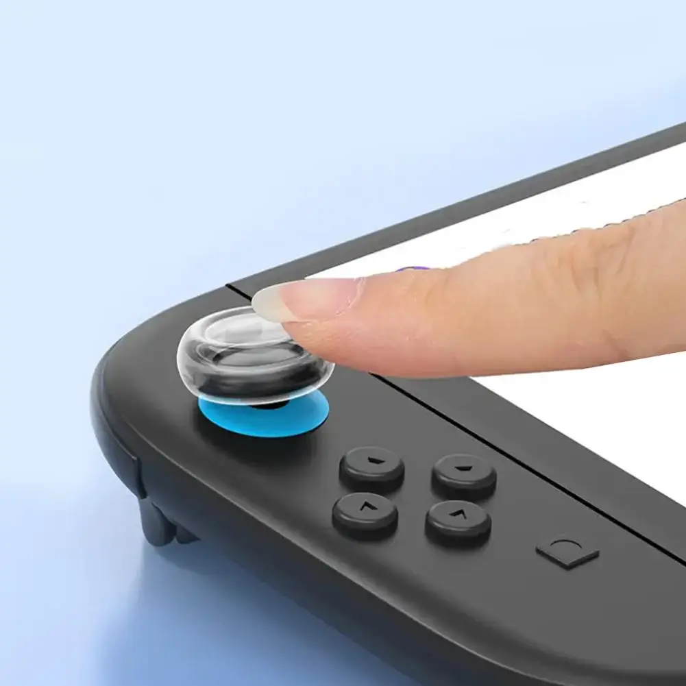 

Thumb Grips Caps for Switch 2 Console Soft Silicone Analog Controller Protective Anti-Slip Thumbstick Grip Covers Joystick L9R6