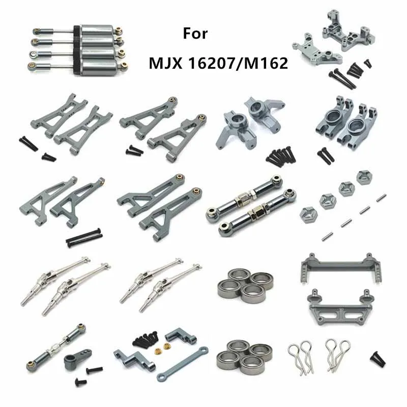 

RC Car Metal Upgrade Parts Kit Package for MJX 1/16 16207 M162 Retrofit Parts