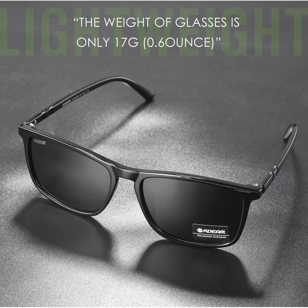 KDEAM Ultraleichte Angeln Sonnenbrille Polarisierte männer Fahren Sonnenbrille Reise Luxus Weibliche Sonnenbrille Mit Tragetasche – Detail 2