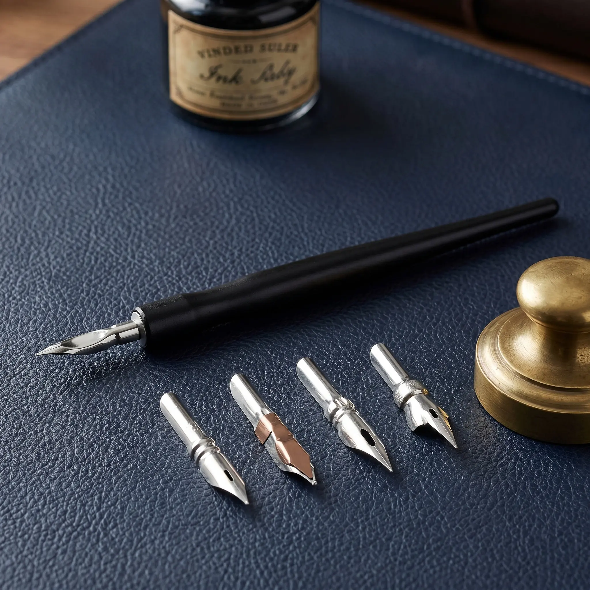 1Set Pen Set Multiple Tip Sizes Smear Resistant Ink Drawing Tool for Accurate Accent Color Art and Craft