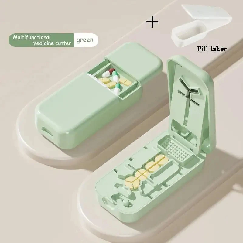 The 1Pcs Pill Cutter Precisely Cuts Portable Pill Storage Boxes And Travel Medicine Boxes For Vitamin Travel Tablet Separators