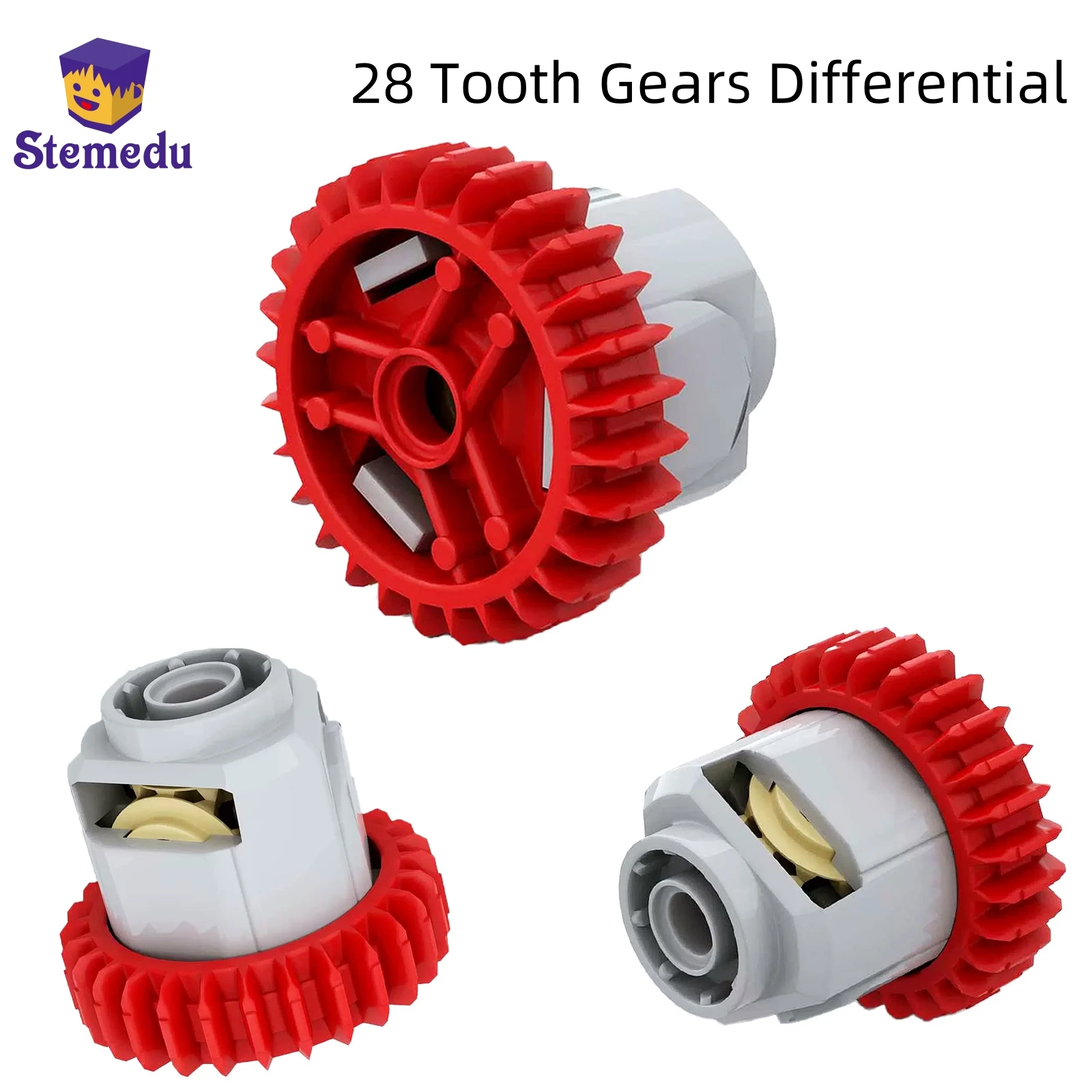 

4X New Differentials Gears MOC Technical Modification Parts Compatible with legoeds Building Blocks 65414 6589 65413