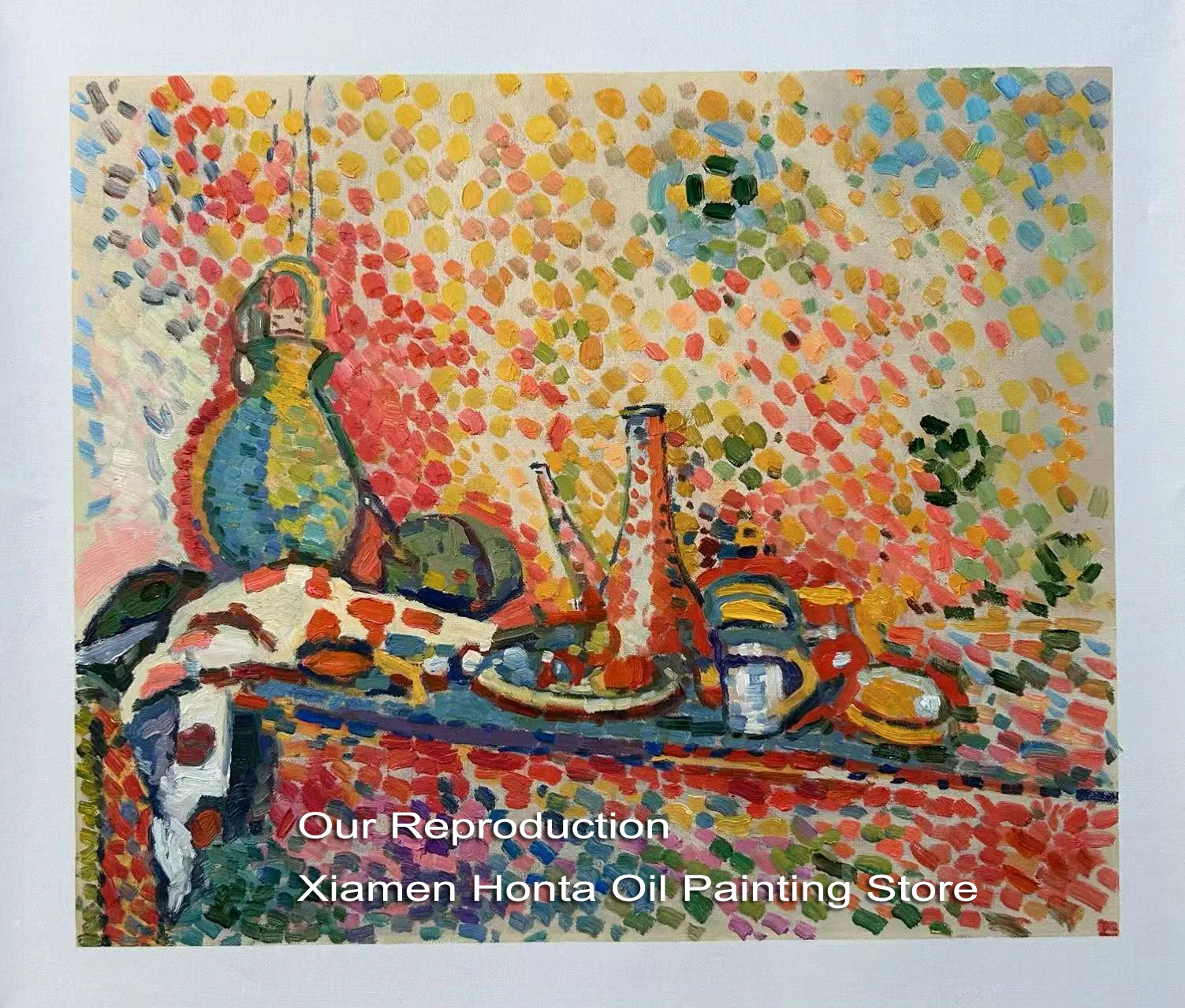 100% Handmade Famous High Quality Oil Painting Reproduction on Linen Canvas canvas wall art,Still Life a Purro by Henri MatisseK