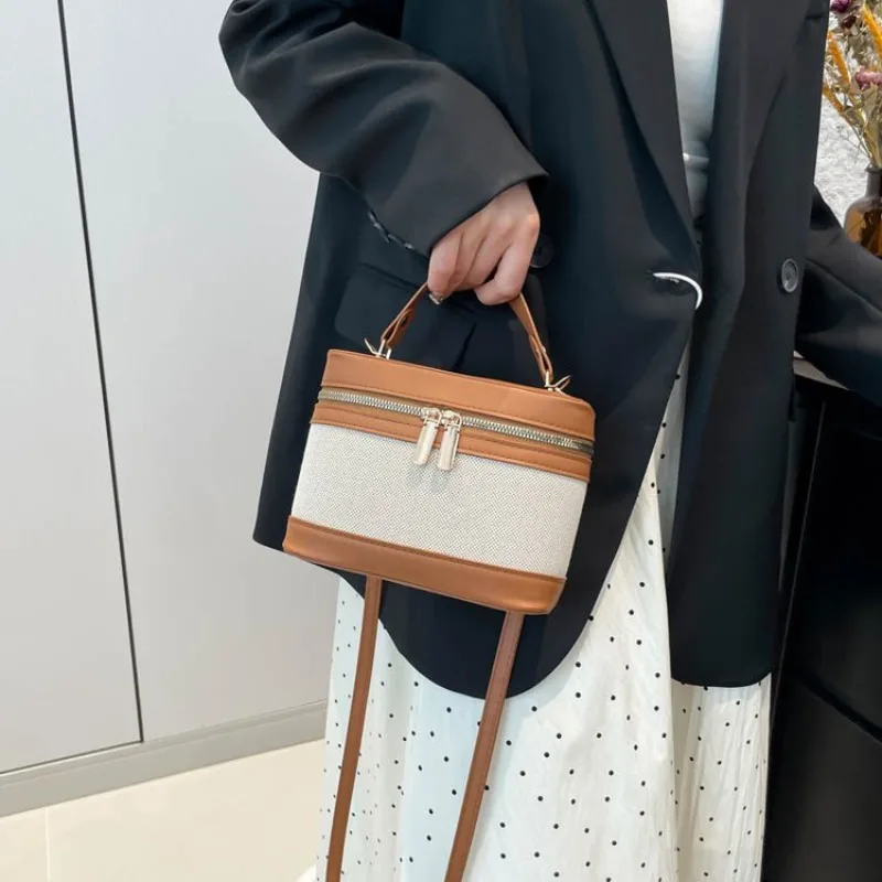 

Весенне-летняя кожаная сумка-мессенджер: элегантный парижский винтажный классический дизайн, повседневная простая сумка-тоут, легкая и свежая, для женщин, для активного отдыха