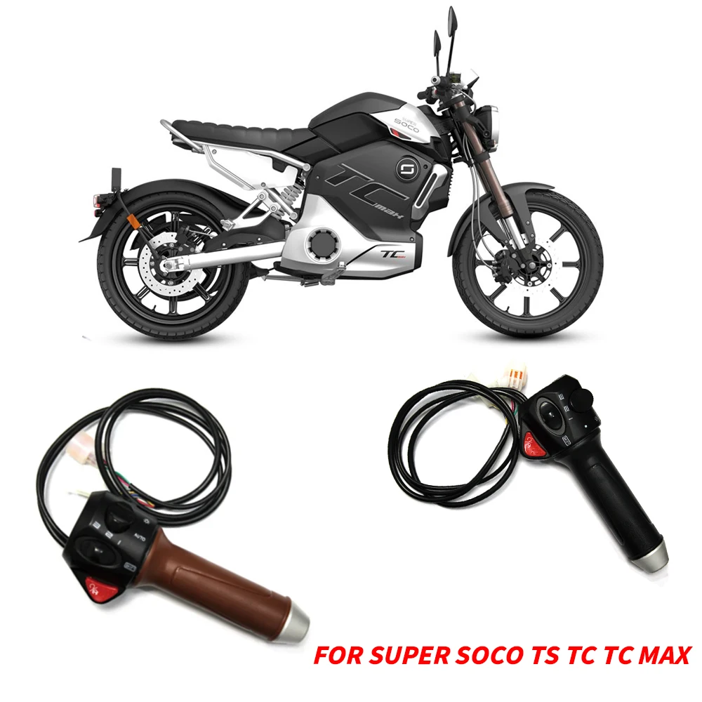 FOR Super Soco TS TC TC MAX Electric Motorcycle Original Rotary Handle Left and Right Combination Switch Buttons