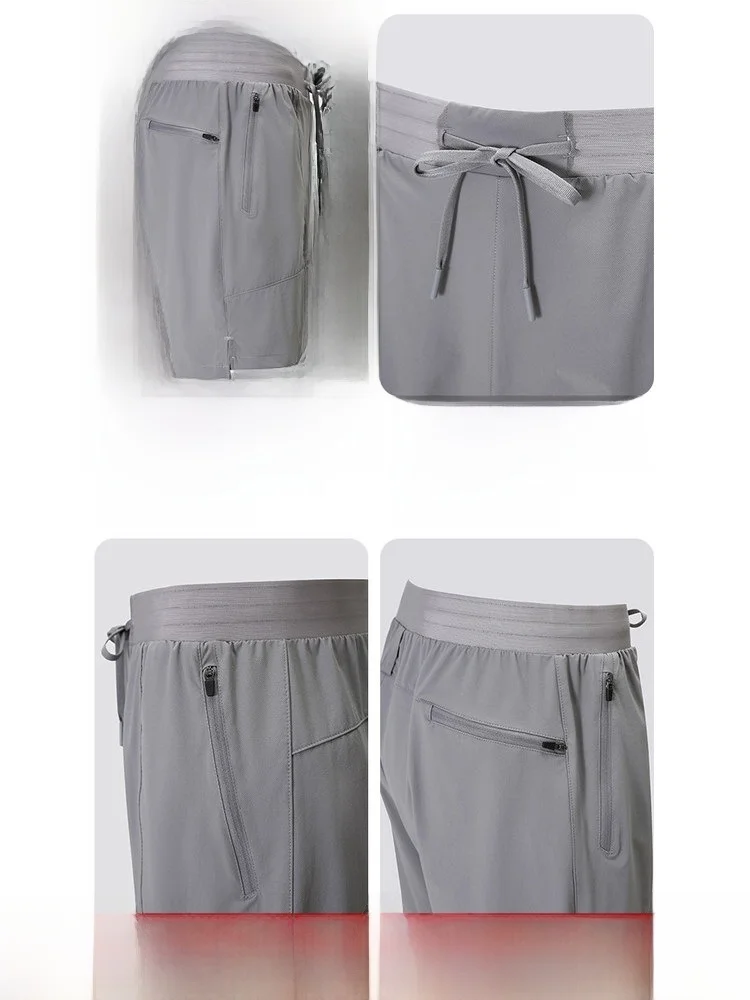 LT Series 3D Tailored Summer Men's High-End Outdoor Fitness Breathable Versatile Casual Shorts Outdoor Sports Leisure Shorts