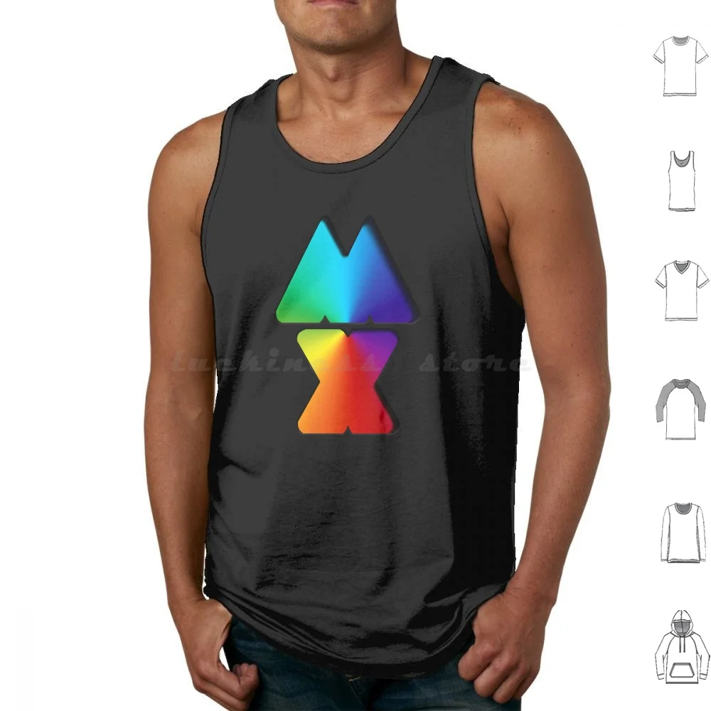 Mx Logo Colorfull Tank Tops Print Cotton Music Of The Spheres Music Band Guitar Chris Tour Yellow A Head Full Of Dream