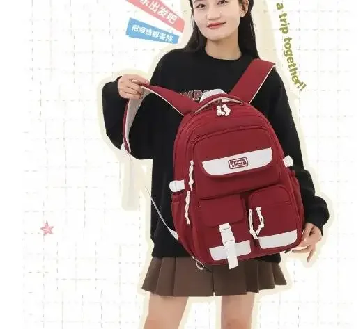 BUNNYFLY School Bags Rolling Backpack for Girls  School Wheeled Backpack Primary School Trolley Bags for Girls  Middle Schoolbag