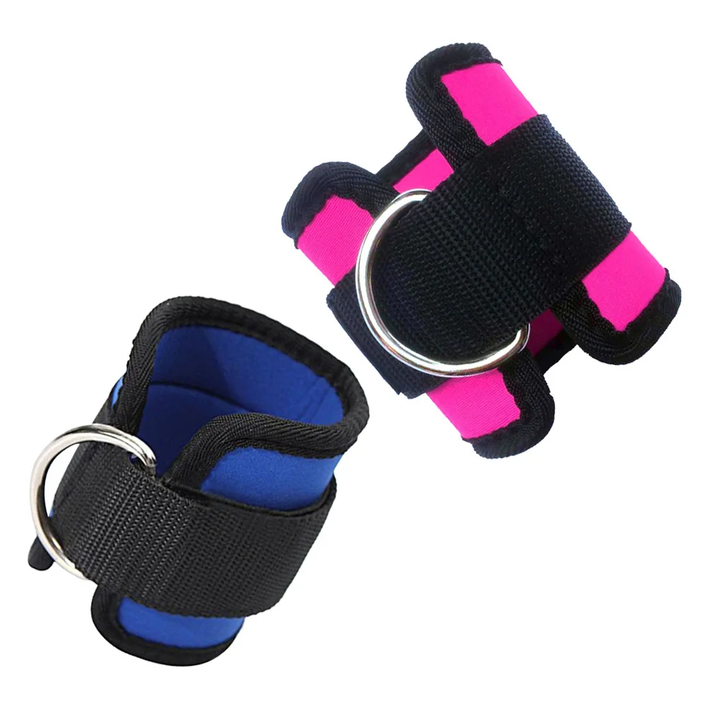 Sangle de cheville réglable, conception de boucle d'anneau en D pour l'entraînement des jambes, équipement d'exercice sportif, façonnage du corps des hanches, outil de Fitness étanche
