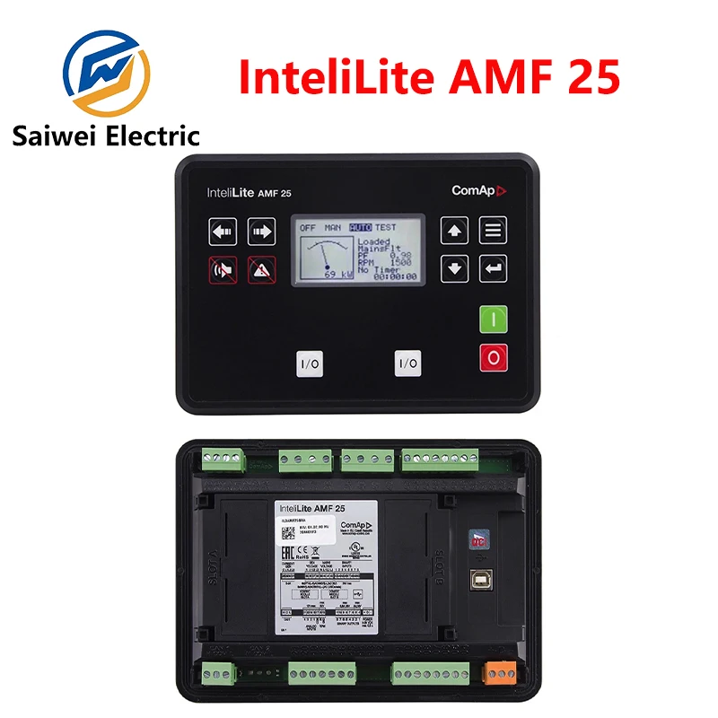 Imagem -03 - Intellite-módulo Controlador do Gerador a Diesel Display Lcd Painel de Monitoramento Remoto Acesso do Grupo Gerador Amf 25 Original