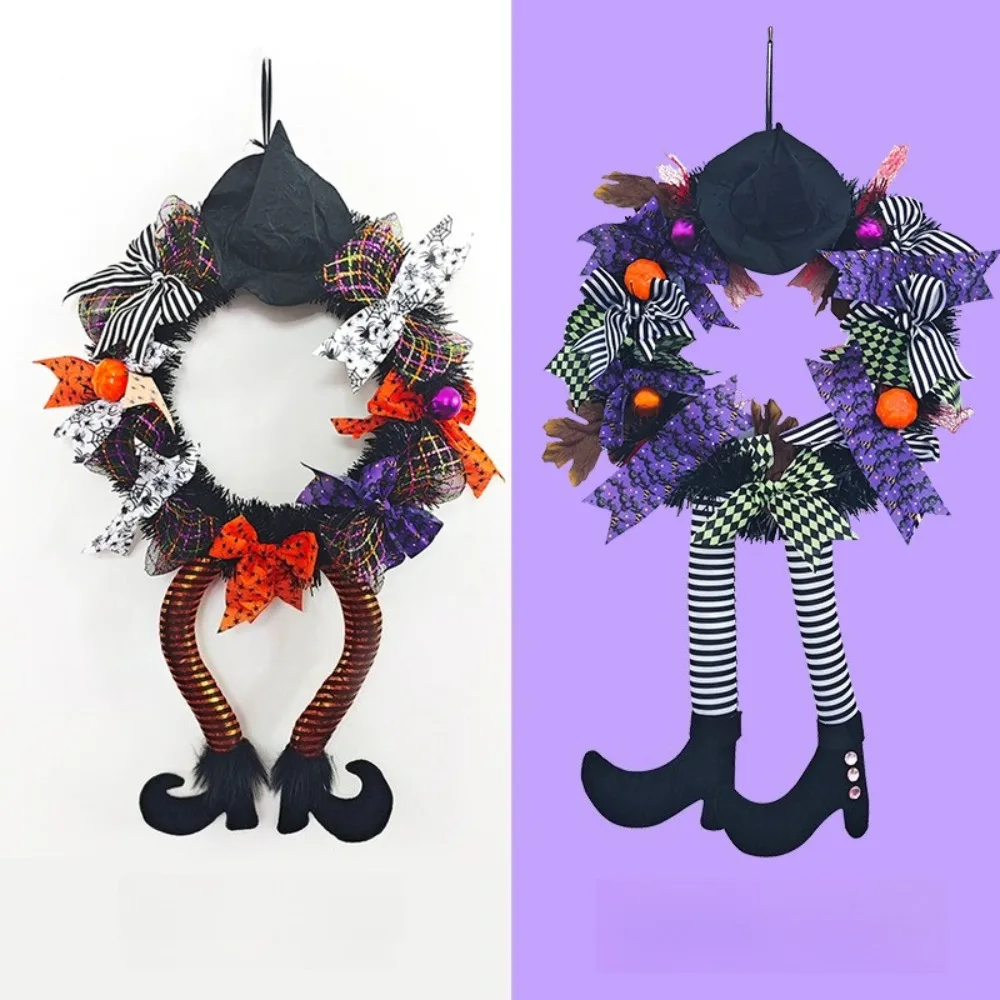 2025 جديد هالوين جارلاند الباب شنقا إكليل مسكون ديكورات منزلية قلادة شبح مهرجان الرعب قلادة حفلة