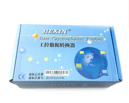 HEXIN RS232 To RS485 Serial Port Data Interface Adapter Converter 1.2KM 3 Bit Wholesale