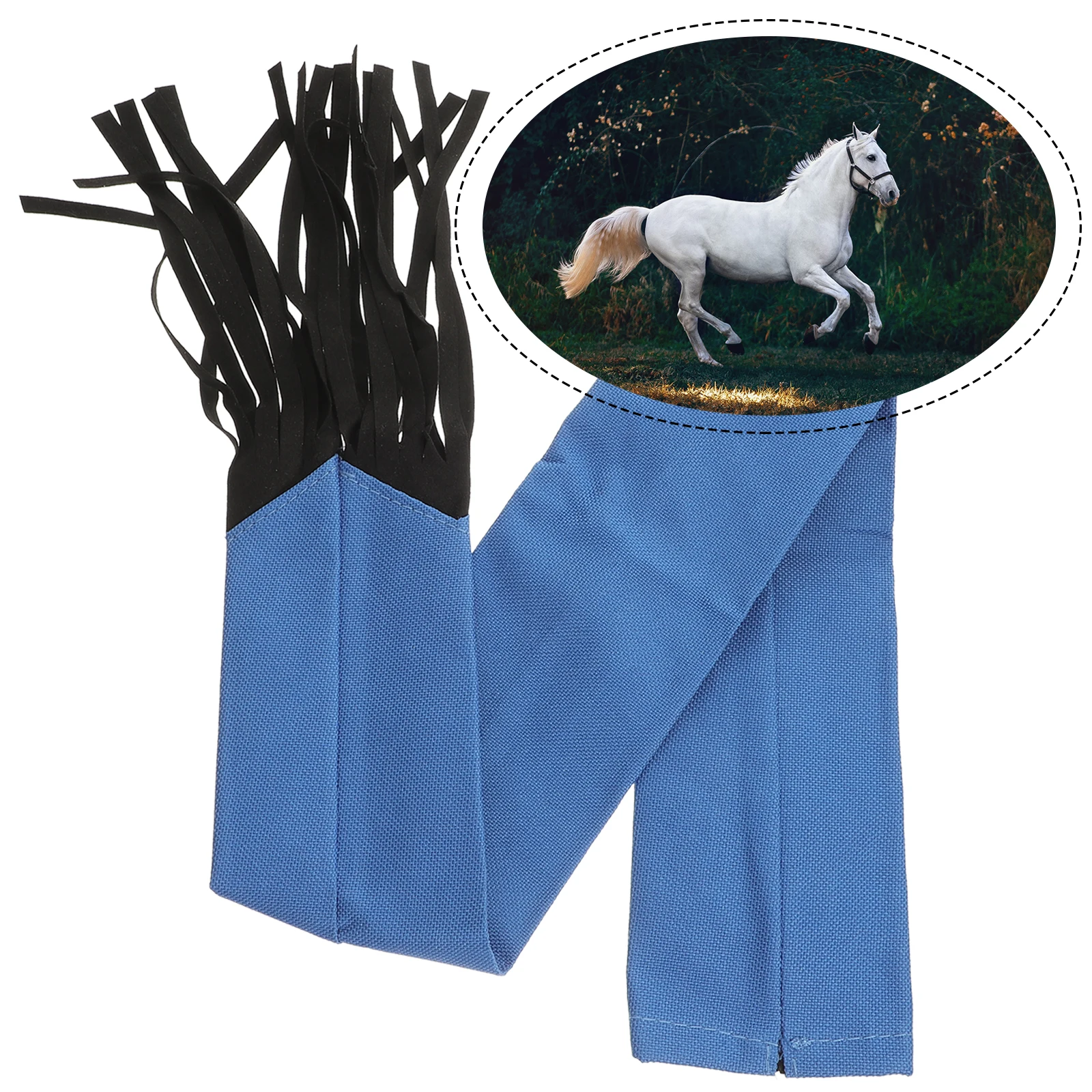 

Ponytail Protective Cover Cattle Bag Horse Acrylic Tails Protector Non-woven Fabric Cow