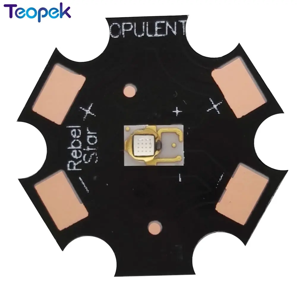 

10pcs 3W High Power LED Light Emitter Chip LUMILEDS LUXEON Rebel White Warm White Red Green Royal Blue Amber Color On 20mm PCB