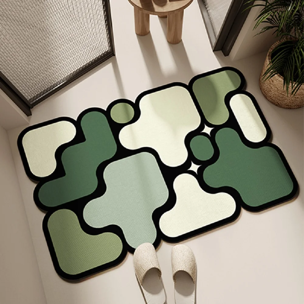 Diatom mud mat Modern bathroom mat toilet easy to take care of absorbent mat household bathroom door quick dry non-slip mat