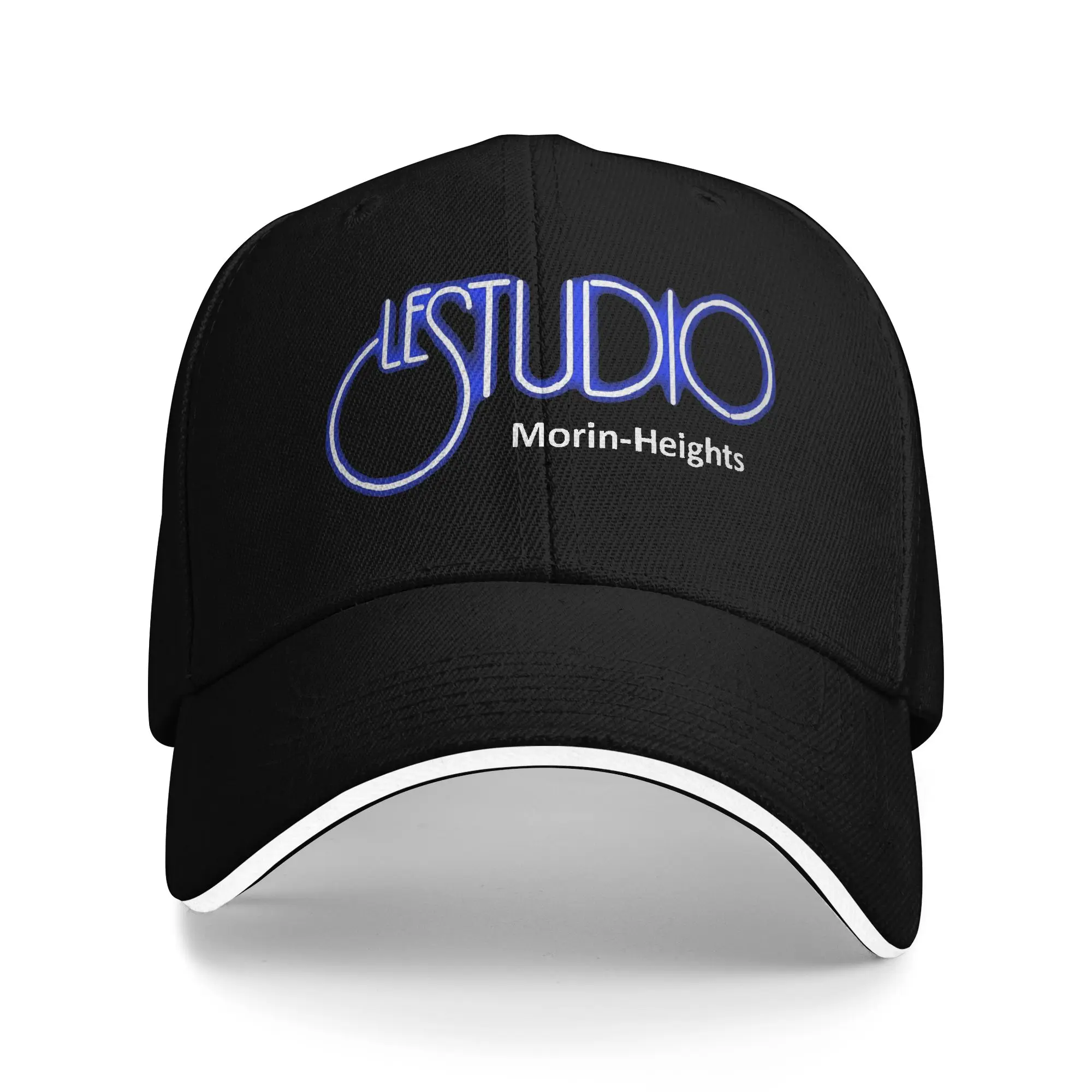 Hot Sale Le Studio Morin-Heights White Blue logo Baseball Cap  One Size Fits All Sport Cap  City Tour Sport Cap