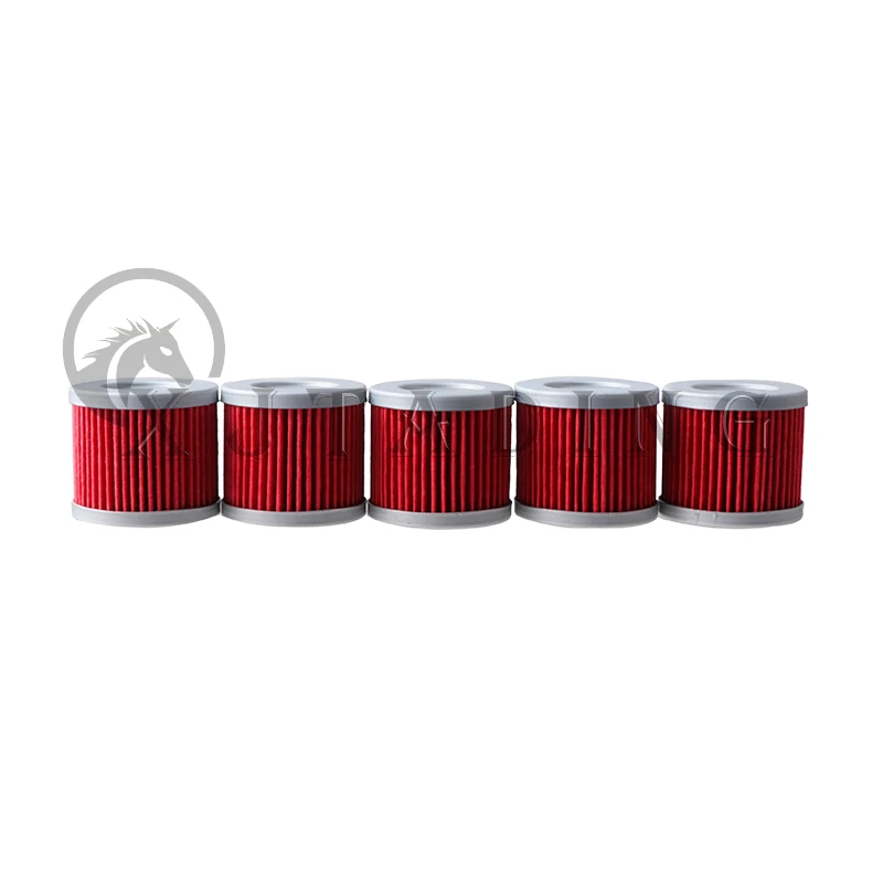 5 pcs/lot Motorcycle Oil Filter For Lifan Zongshen Loncin CB250 Engine 150cc 200cc 250cc Dirt Pit Bike Accessories