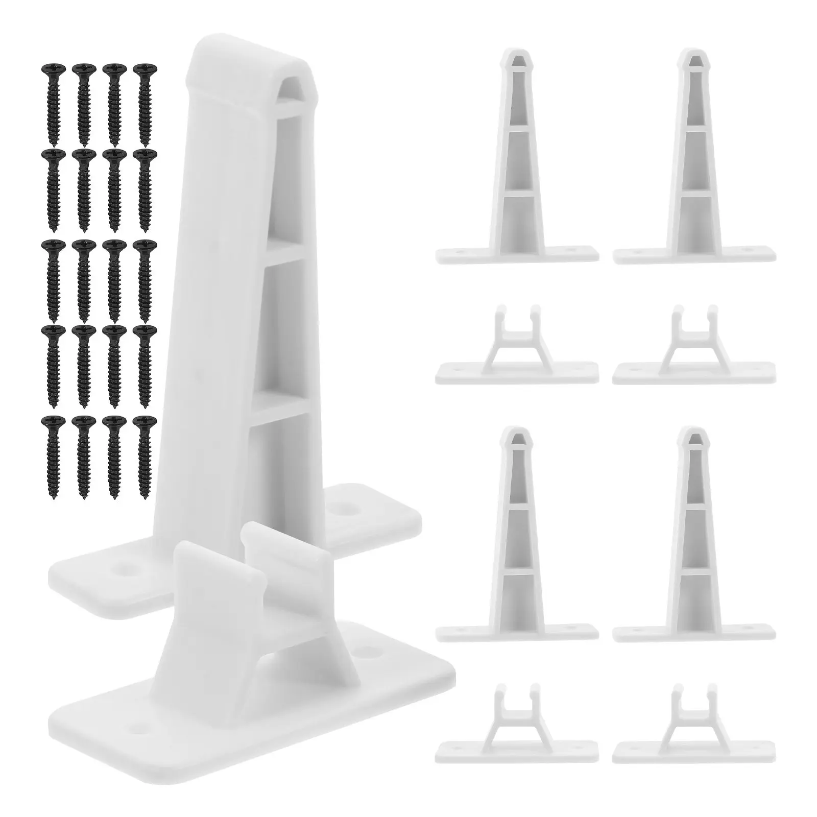 

5 комплектов фиксаторов для окон и дверей, сверхпрочные пластиковые держатели для дверей автофургонов, легкая установка для использования в кемперах, яхтах, лодках, прицепах