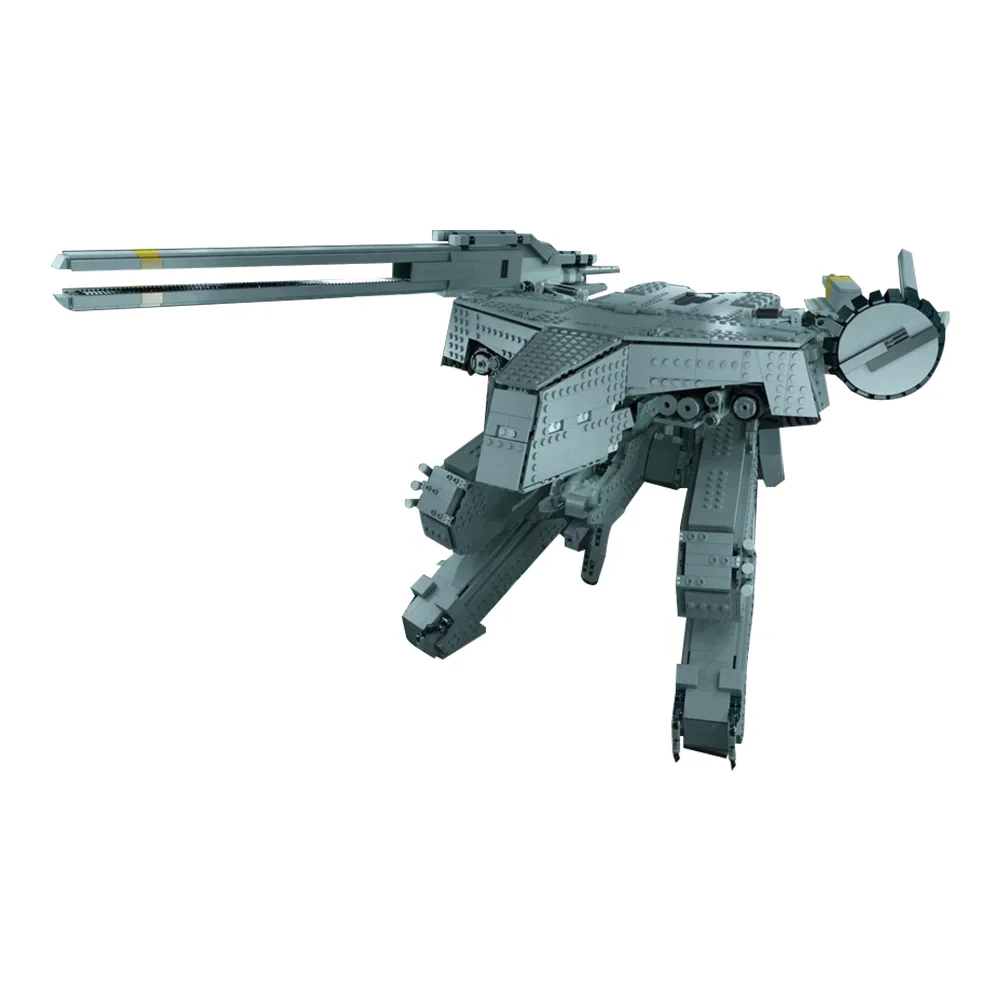 MOC Metal Robot Gear Solid Metal Gear Rex Building Blcoks personaggio del gioco Monster Mecha Bricks Model Assembly Toys regalo per bambini