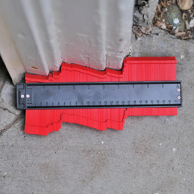 Profile Contour Gauge Line Copier Ruler Cutting Template Construction Woodworking Measuring Instrument Ceramic Tiling Tiles Tool