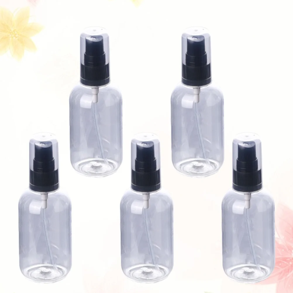 مجموعة زجاجات رذاذ ملونة صغيرة محمولة مكونة من 5 قطع، رشاشات مياه بلاستيكية قابلة لإعادة الملء ومضادة للتسرب للسفر في الهواء الطلق #5