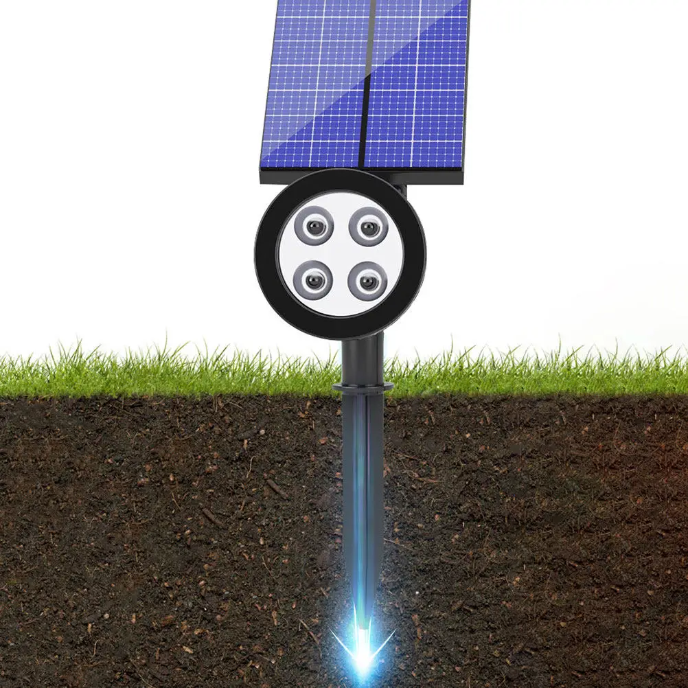 1Set Heavy-Duty PP Plastic Landscape Lighting Stake for Solar Lights Replacement Outdoor Light Extension Pole Garden Pathway