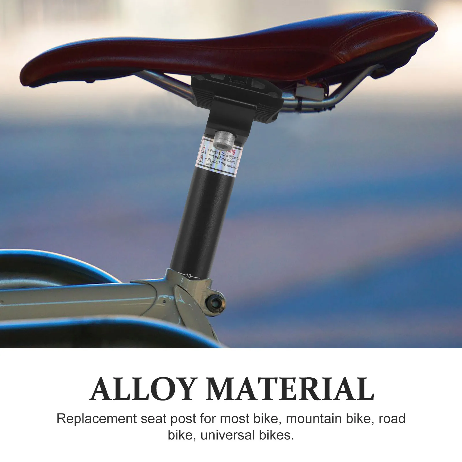 

Replacement Alloy Seatpost Durable Bike Seat Post Tube for Mountain Road Fixed Gear Bicycles Seat Post Tube Seatpost