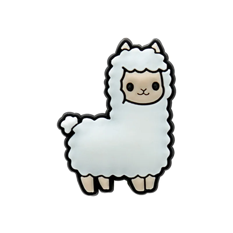 1/25 Stück PVC-Schuhcharms: Pandas, Pferde, Hasen, Schweine, Koalas – Cartoon-Pins für Damen, Herren und Kinder – Schuhdekorationen und Accessoires für Clogs – Detail 13