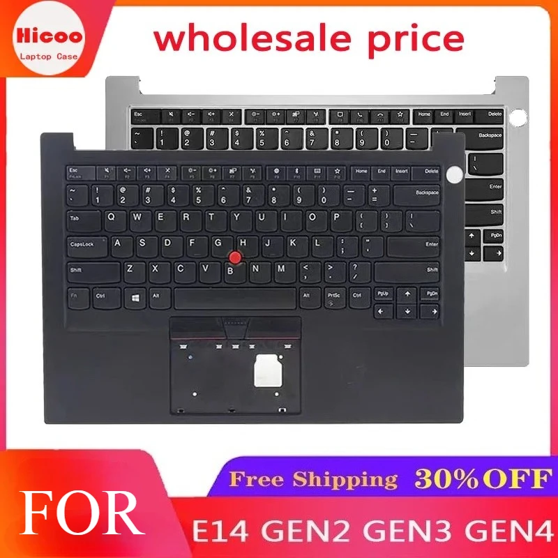 New For Lenovo Thinkpad E14 Gen2 GEN3 GEN4 Laptop Palm Pad Keyboard/Host Cover Keyboard/US Keyboard/C Keyboard