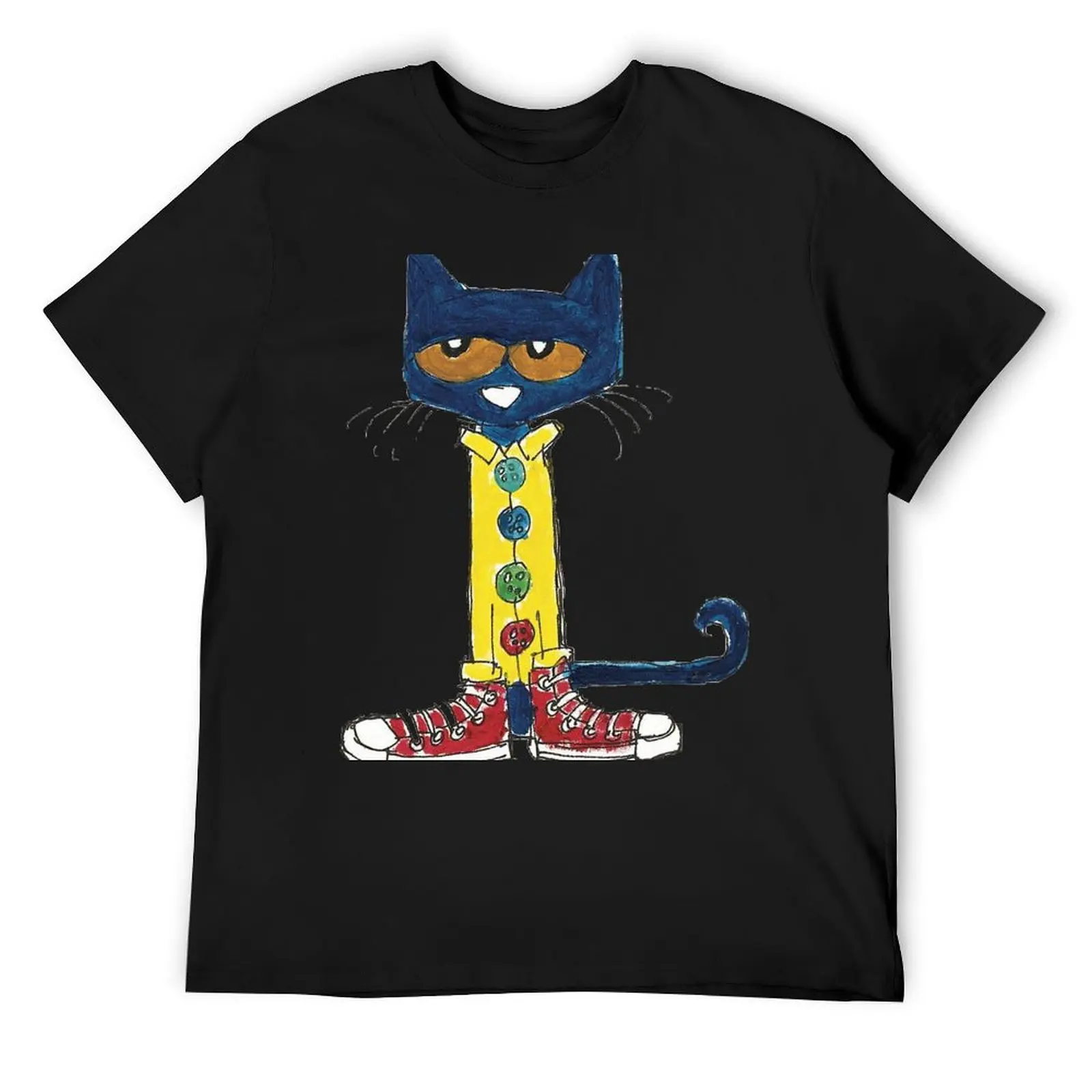

Pete the Cat T-Shirt summer tops graphic t shirt vintage vintage t shirts Men's t-shirt