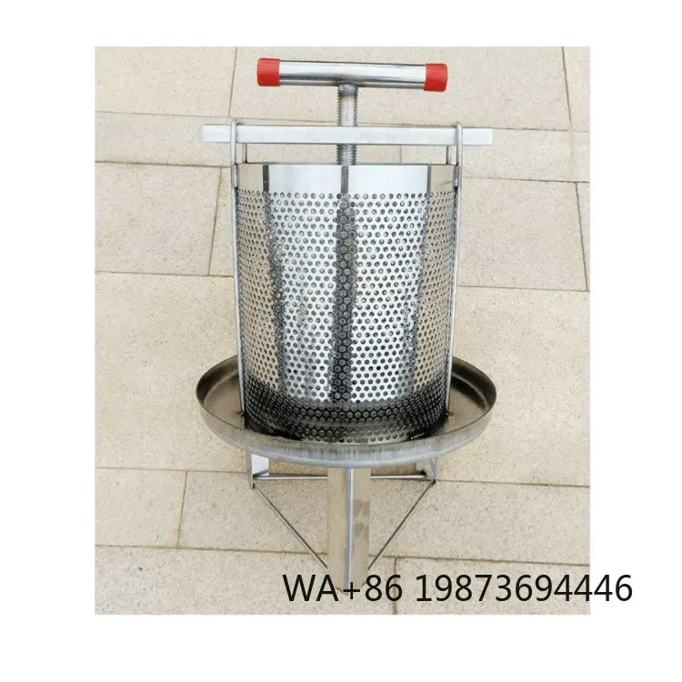 

Stainless Steel Double-Layer Hydraulic Jack Honey Wax Press Machine