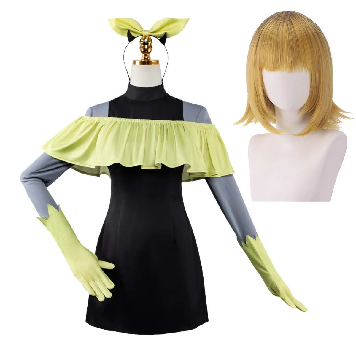 Disfraz o peluca de cosplay de Mem-Cho de la temporada 3 de Oshi No Ko para fiesta de Halloween para mujeres