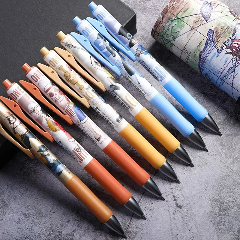 One Piece Joint New Journey Series Anime Peripheral Gel Pen Set Limited Edition Scroll Pen Case Student Push Pen Gift Box