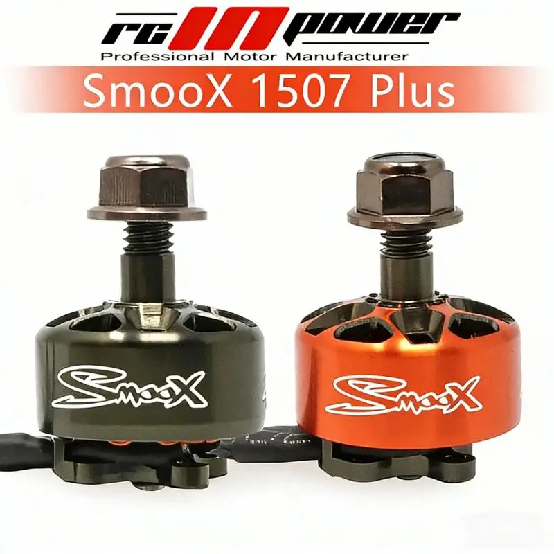 

Rcinpower Smoox 1507 Plus 2680kv/ 3800kv / 4200kv Brushless Motor 3-5inch For Rc Fpv Racing Cinewhoop Drone